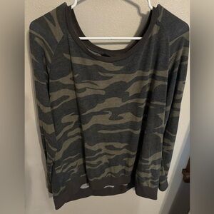Torrid Soft Camo Long Sleeve Top Size 1